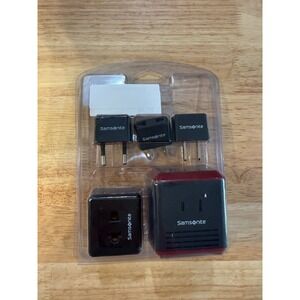 Samsonite Travel Adapter Converter Kit Multi Plug Set No Pouch